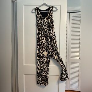 Karen Kane animal print jumpsuit